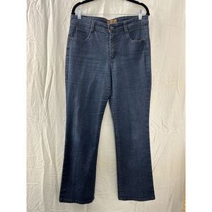 HANNAH‎ Womens Sz 12 Jeans Regular Wash Stretch Straight Leg Jeans